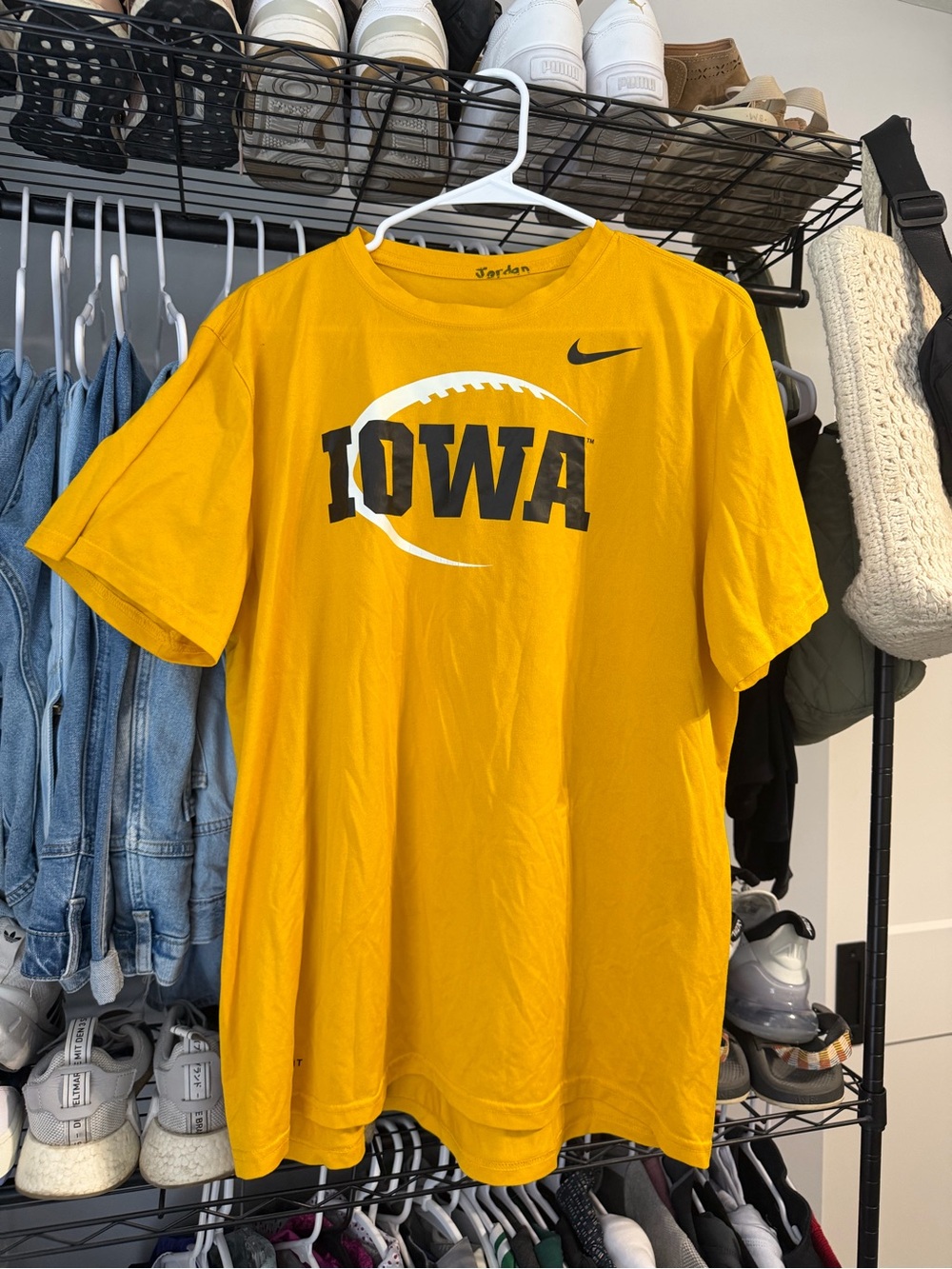 nike iowa football tee